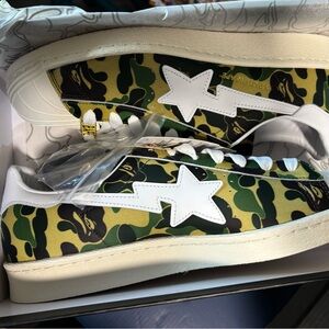 Adidas Superstar 80s BAPE Camo Sneakers
